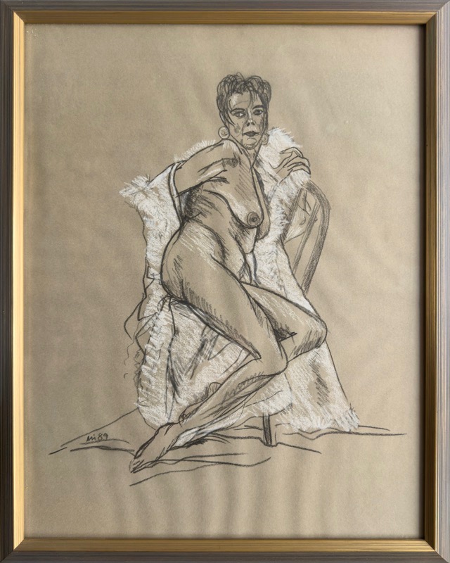 Seated Nude, Drawing