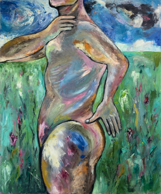 Nude in Tall Grass